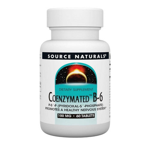 Coenzymated B-6 60 Tabs by Source Naturals