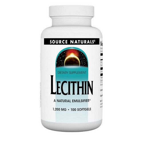 Lecithin 100 Softgels by Source Naturals