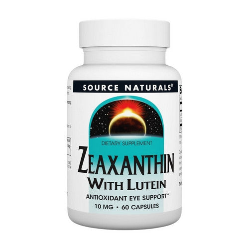 Zeaxanthin With Lutein Capsules 60 Caps by Source Naturals