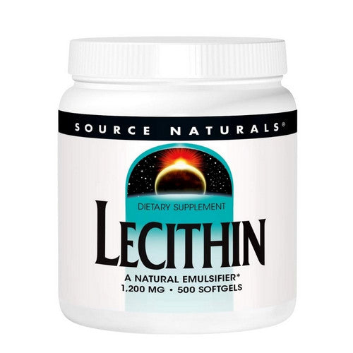 Lecithin 500 Softgels by Source Naturals