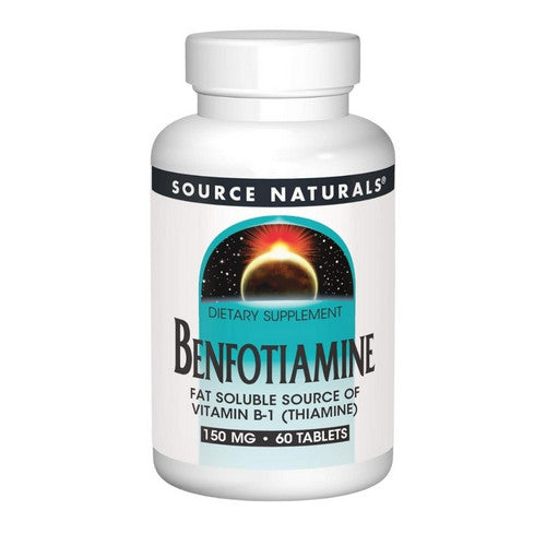 Benfotiamine 60 Tabs by Source Naturals