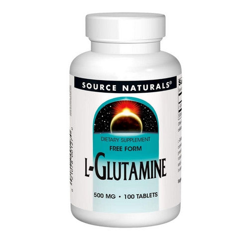 L-Glutamine 100 Tabs by Source Naturals