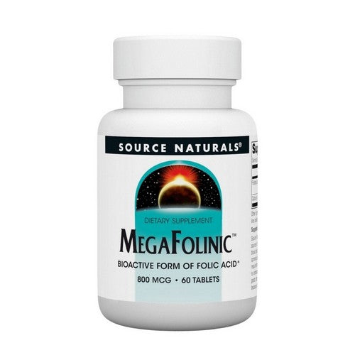 Mega-folinic 60 Tabs by Source Naturals