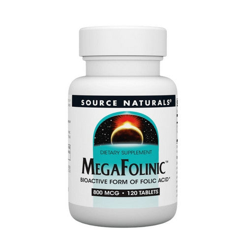 Mega-folinic 120 Tabs by Source Naturals