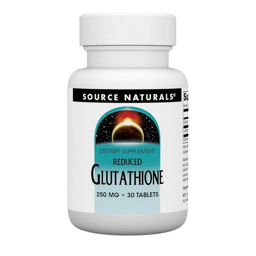Reduced Glutathione 30 Tabs by Source Naturals