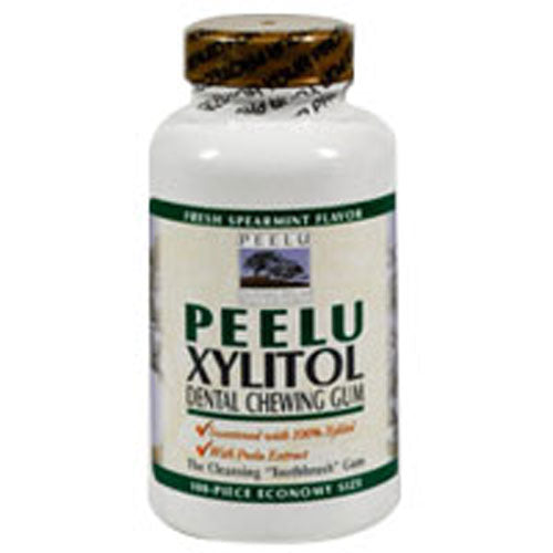 Dental Chewing Gum Spearmint 100 CT by Peelu