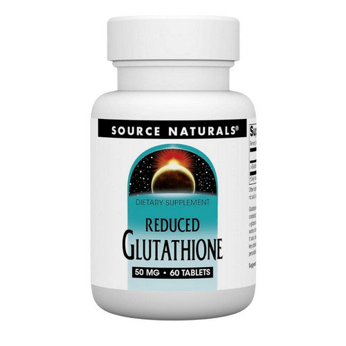 Glutathione Reduced 60 Tabs by Source Naturals