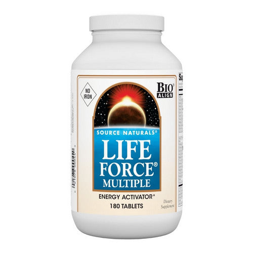 Life Force Multiple-No Iron 180 Tabs by Source Naturals