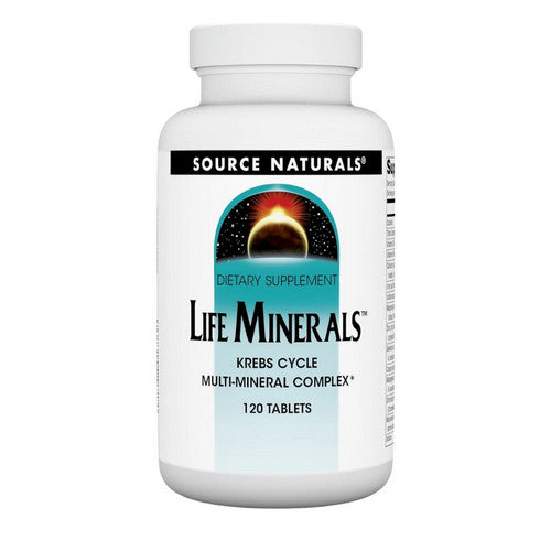 Life Minerals 120 Tabs by Source Naturals