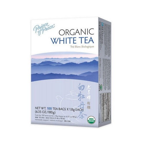 Organic White Tea 100 Bags by Prince Of Peace
