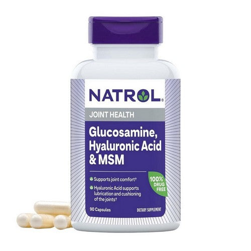 Glucosamine Hyaluronic Acid And MSM 90 Caps by Natrol