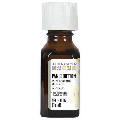 Pure Aromatherapy Oil Panic Button Neroli And Rose 0.5 Oz by Aura Cacia