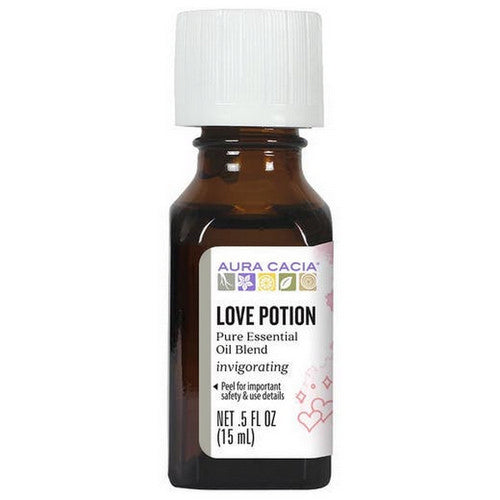Pure Aromatherapy Oil Love Potion Jasmine And Sandalwood 0.5 Oz by Aura Cacia