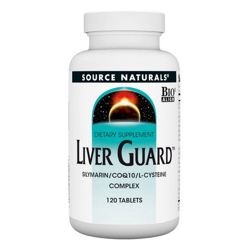Liver Guard NAC Silymarin/ CoQ 10 120 Tabs by Source Naturals