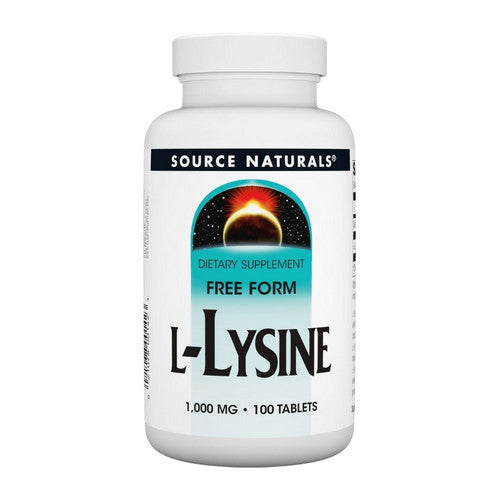 L-Lysine 100 Tabs by Source Naturals