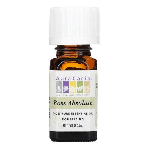 100% Pure Essential Oil Rose Absolute 0.125 Oz by Aura Cacia