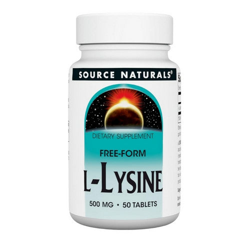 L-Lysine 50 Tabs by Source Naturals