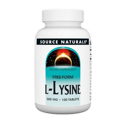 L-Lysine 100 Tabs by Source Naturals