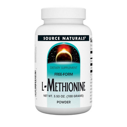 L-Methionine Powder 100 gm 3.53 Oz by Source Naturals
