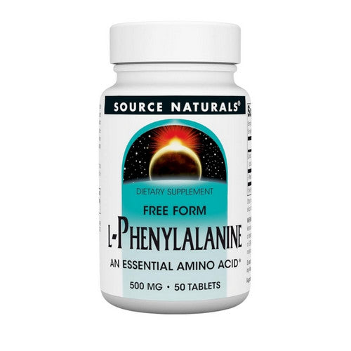 L-Phenylalanine 50 Tabs by Source Naturals