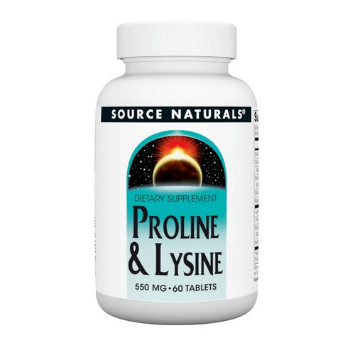 Proline And Lysine 60 Tabs by Source Naturals