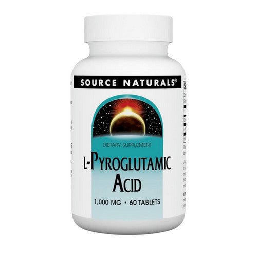 L-Pyroglutamic Acid 60 Tabs by Source Naturals