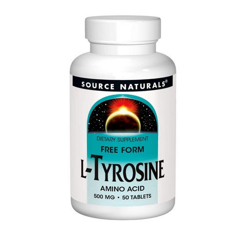 L-Tyrosine 50 Tabs by Source Naturals