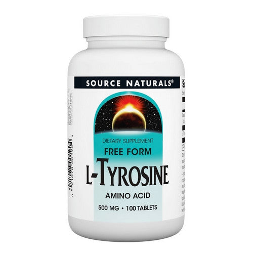L-Tyrosine 100 Tabs by Source Naturals