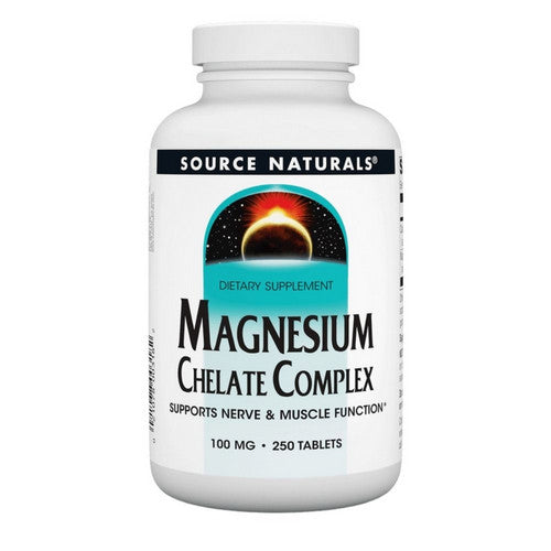 Magnesium Chelate Complex 250 Tabs by Source Naturals