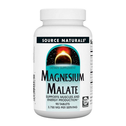 Magnesium Malate 90 Tabs by Source Naturals