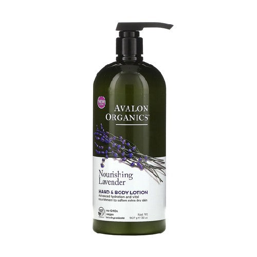 Hand and Body Lotion Lavender,32 Oz by Avalon Organics