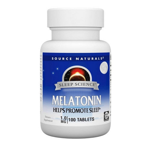 Sleep Science Melatonin 100 Tabs by Source Naturals