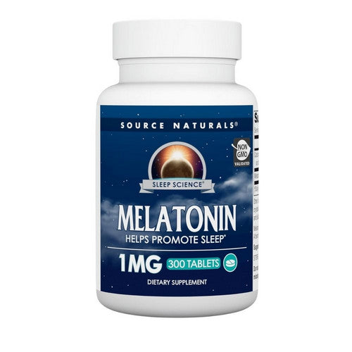 Sleep Science Melatonin 300 Tabs by Source Naturals