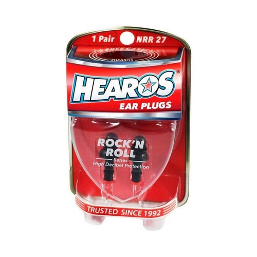 Earplugs Rock 'N Roll Series With Free Case 2 Pieces by Hearos