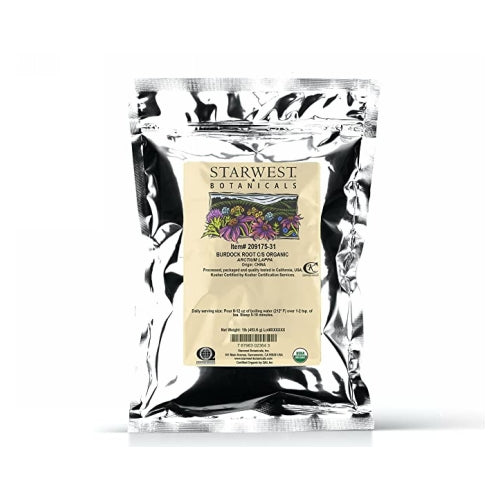 Organic Burdock Root C/s 1 Lb by Starwest Botanicals