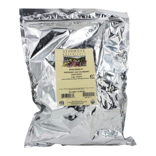Organic Red Raspberry Leaf C/s 1 Lb by Starwest Botanicals