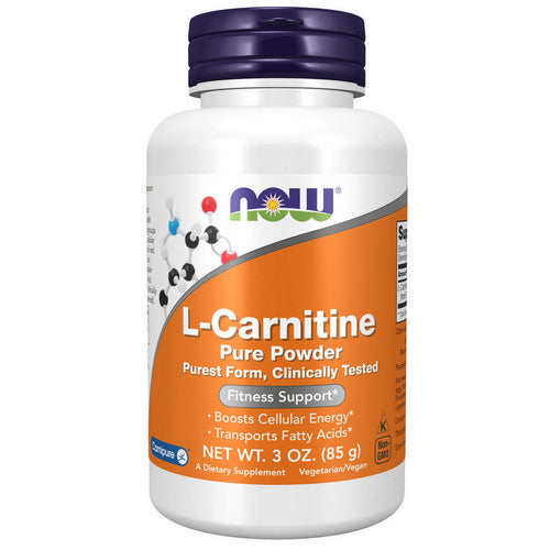 L-Carnitine Pure Powder 3 Oz by Now Foods