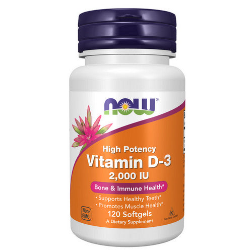 Vitamin D-3 120 Softgels by Now Foods