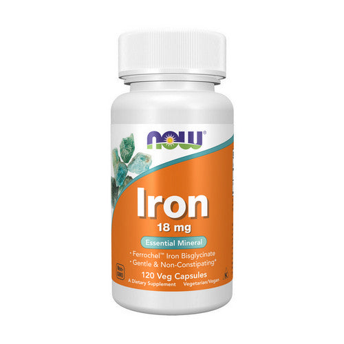 Iron 120 Vcaps by Now Foods