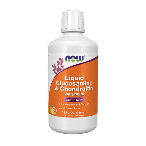 Liquid Glucosamine & Chondroitin with MSM 32 Oz by Now Foods