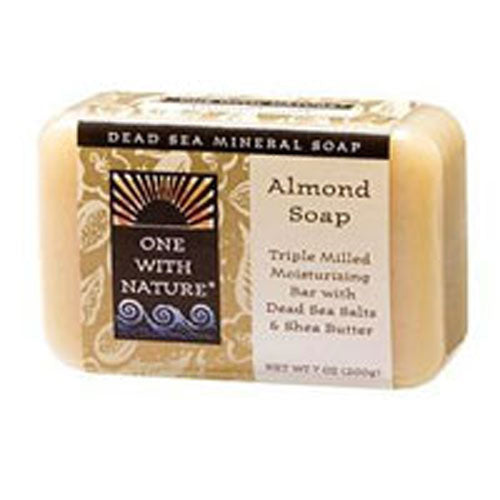 Almond Bar Soap Almond, 7 Oz by One with Nature