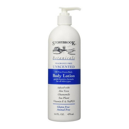 Hand And Body Lotion Unscented 16 Oz by Stony Brook Botanicals