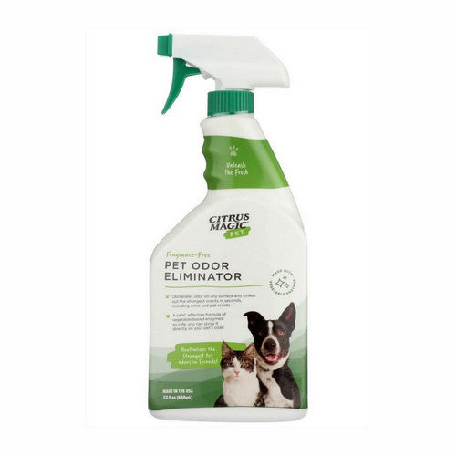 Pet Odor Eliminator 22 Oz Light Lemon Scent by Citrus Magic