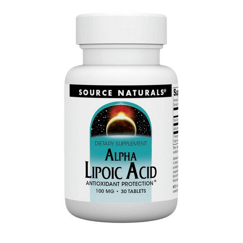 Alpha-Lipoic Acid 30 Tabs by Source Naturals