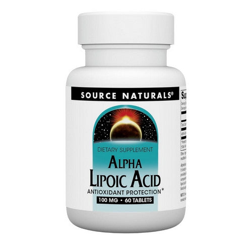 Alpha-Lipoic Acid 60 Tabs by Source Naturals