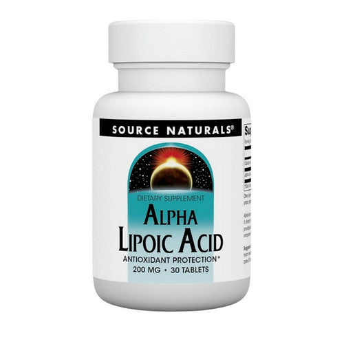 Alpha-Lipoic Acid 30 Tabs by Source Naturals