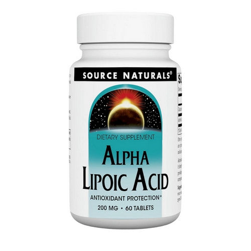 Alpha-Lipoic Acid 60 Tabs by Source Naturals