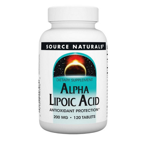 Alpha-Lipoic Acid 120 Tabs by Source Naturals