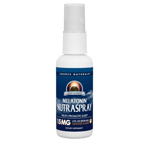 Sleep Science Melatonin Nutraspray Orange 2 Oz by Source Naturals