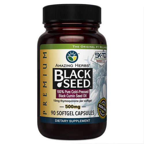 Black Seed 90 Softgels by Amazing Herbs